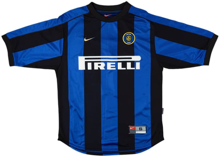1999-00 Inter Milan Home Shirt Baggio #10 - 8/10 - (S)
