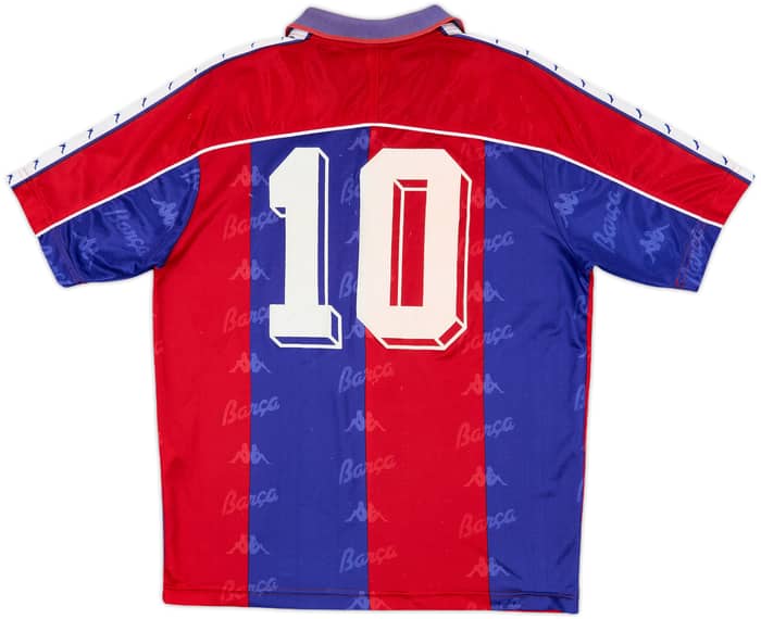 1992-95 Barcelona Home Shirt #10 - 6/10 - (S)