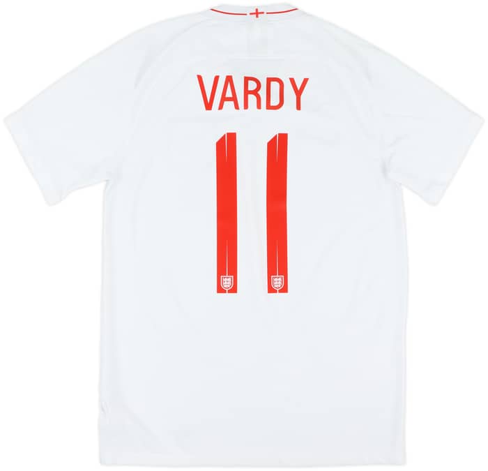 2018-19 England Home Shirt Vardy #11 - 8/10 - (M)