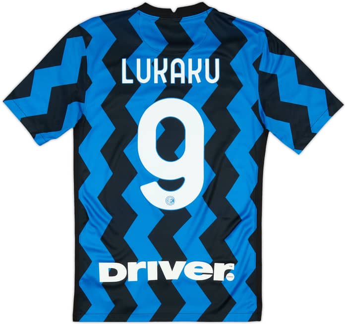 2020-21 Inter Milan Home Shirt Lukaku #9 - 10/10 - (XS)
