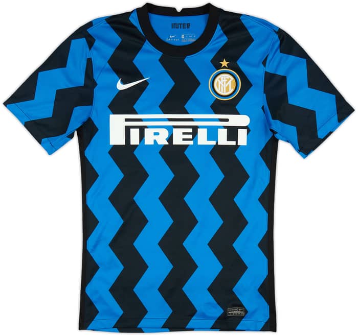 2020-21 Inter Milan Home Shirt Lukaku #9 - 10/10 - (XS)