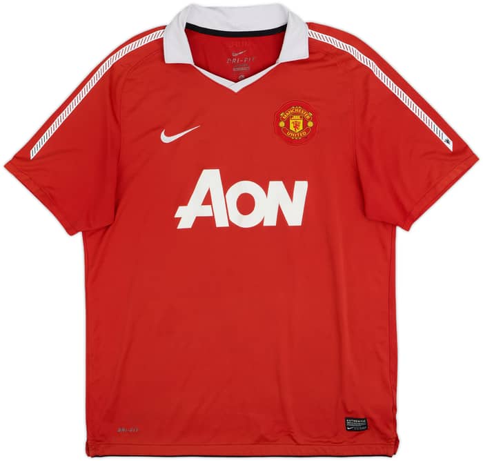 2010-11 Manchester United Home Shirt Rooney #10 - 6/10 - (L)