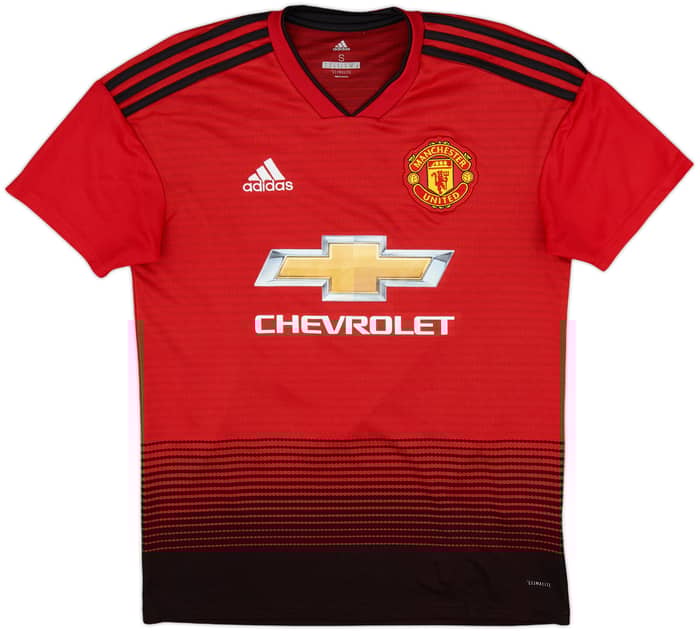 2018-19 Manchester United Home Shirt Pogba #6 - 8/10 - (S)