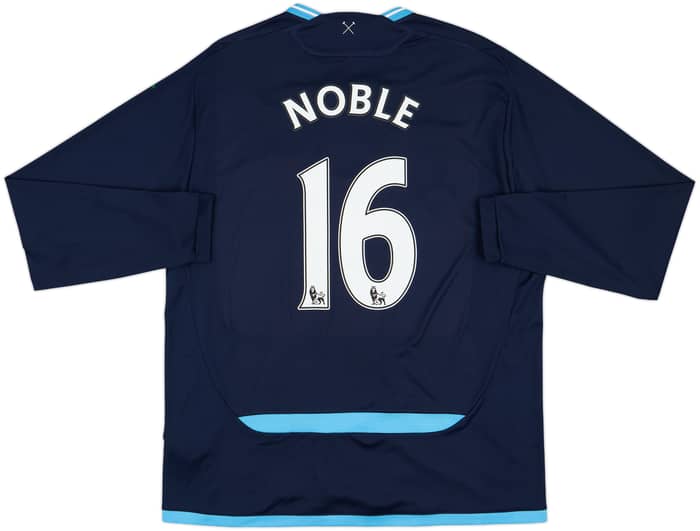 2009-10 West Ham Away L/S Shirt Noble #16 - 8/10 - (XL)
