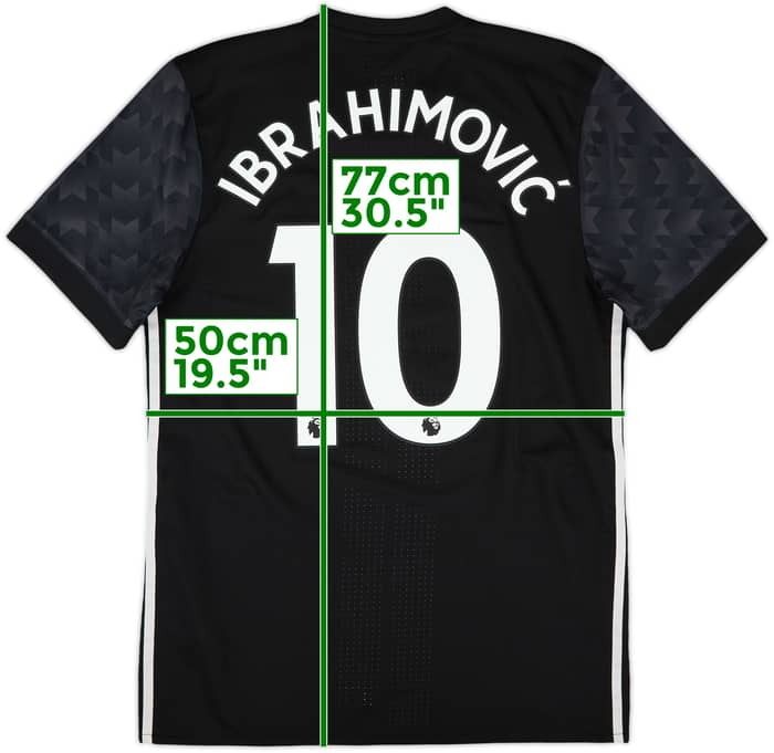 2017-18 Manchester United Authentic Away Shirt Ibrahimovic #10 - 9/10 - (L)