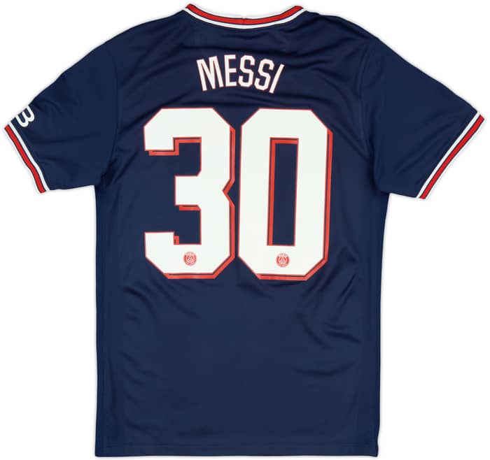 2021-22 Paris Saint-Germain Home Shirt Messi #30 - 9/10 - (S)