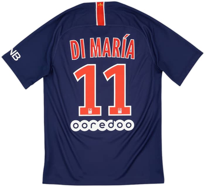 2018-19 Paris Saint-Germain Home Shirt DiMaria #11 - 9/10 - (S)