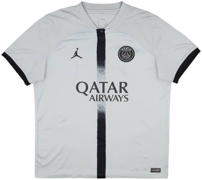 Camiseta de visitante del Paris Saint-Germain 2022-23 Mbappe #7 - 7/10 - (XL)