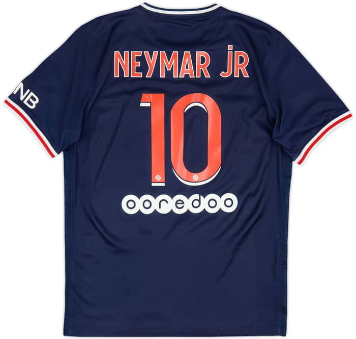2020-21 Paris Saint-Germain Home Shirt NeymarJr #10 - 8/10 - (M)
