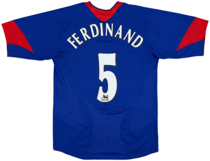 2005-06 Manchester United Away Shirt Ferdinand #5 - 7/10 - (S)