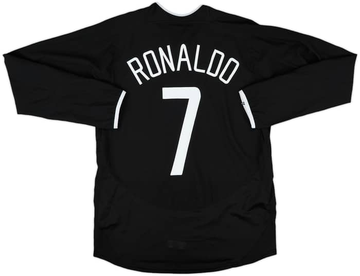 2003-05 Manchester United Away L/S Shirt Ronaldo #7 - 6/10 - (M)