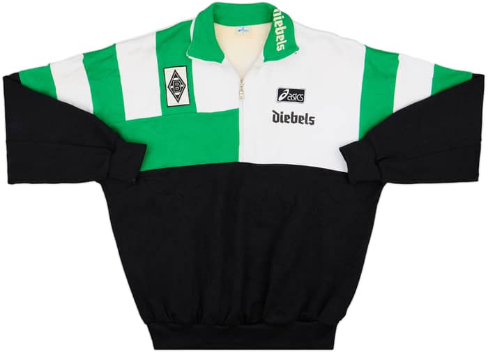 1994-95 Borussia Monchengladbach Asics 1/4 Zip Track Jacket - 7/10 - (L)