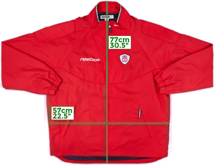 2001-02 Liverpool Reebok Track Jacket - 7/10 - (L)