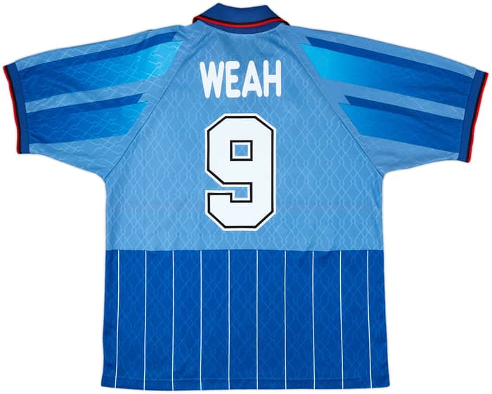 1995-96 AC Milan Fourth Shirt Weah #9 - 8/10 - (XL)