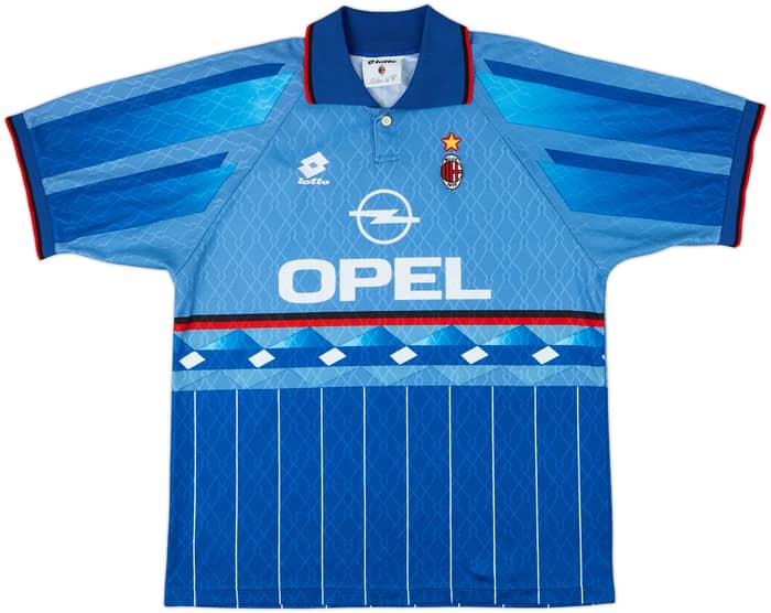 1995-96 AC Milan Fourth Shirt Weah #9 - 8/10 - (XL)