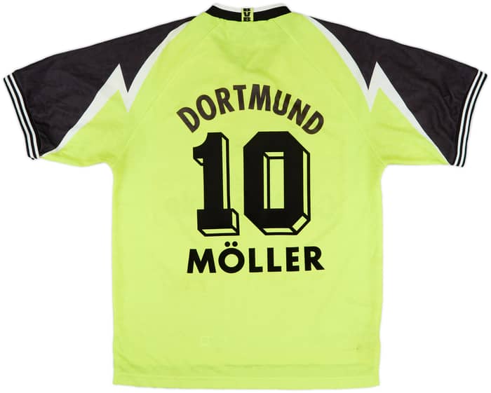 1995-96 Borussia Dortmund Home Shirt Moller #10 - 8/10 - (XXL)