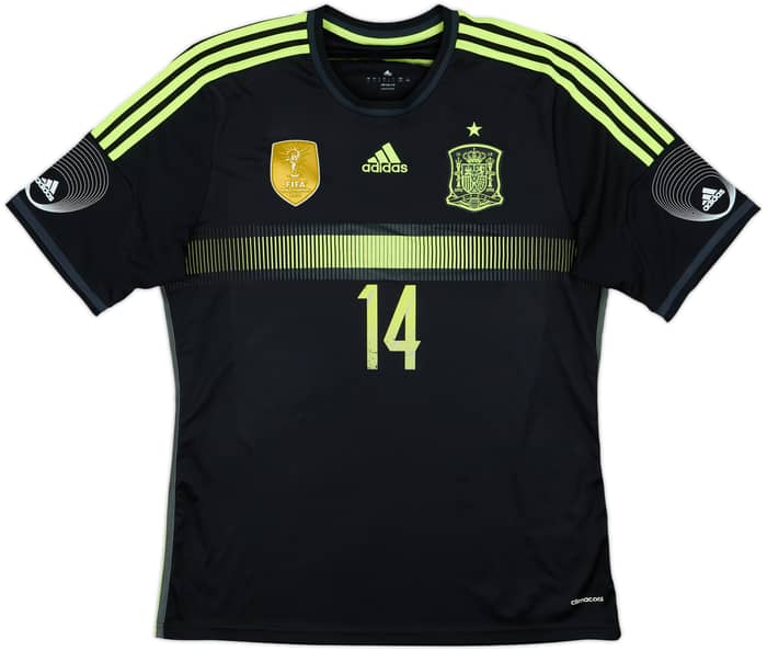 Camiseta de visitante/entrenamiento de España 2013-15 Alonso #14 - 5/10 - (L)
