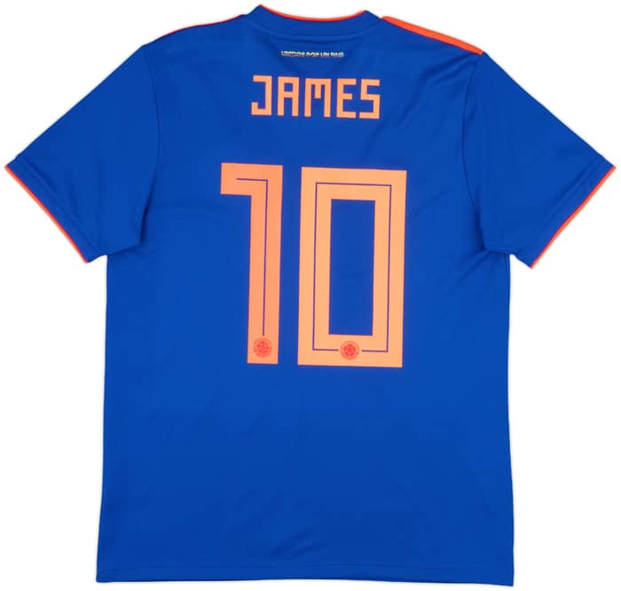 2018-19 Colombia Away Shirt James #10 - 7/10 - (M)