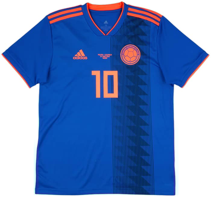 2018-19 Colombia Away Shirt James #10 - 7/10 - (M)