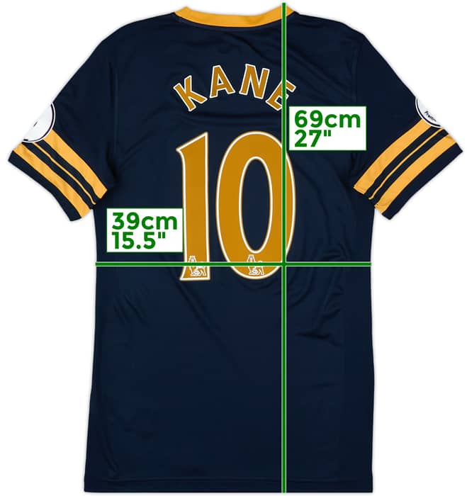 2016-17 Tottenham Away Shirt Kane #9 - 6/10 - (S)