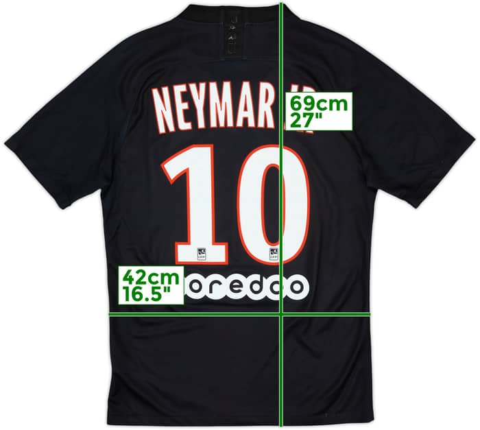 2019-20 Paris Saint-Germain Fourth Shirt Neymar Jr #10 - 6/10 - (S)