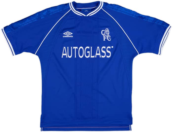 1999-01 Chelsea Home Shirt Zola #25 - 8/10 - (M)