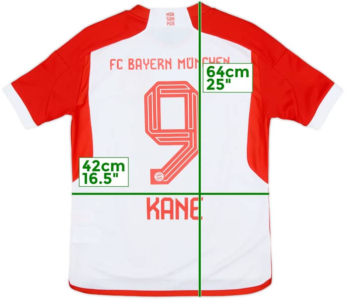 2023-24 Bayern Munich Home Shirt Kane #9 - 8/10 - (L.Boys)