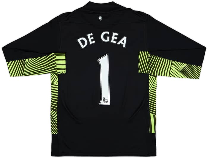 2011-12 Manchester United GK Shirt De Gea #1 - 8/10 - (XL.Boys)