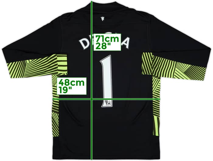 2011-12 Manchester United GK Shirt De Gea #1 - 8/10 - (XL.Boys)