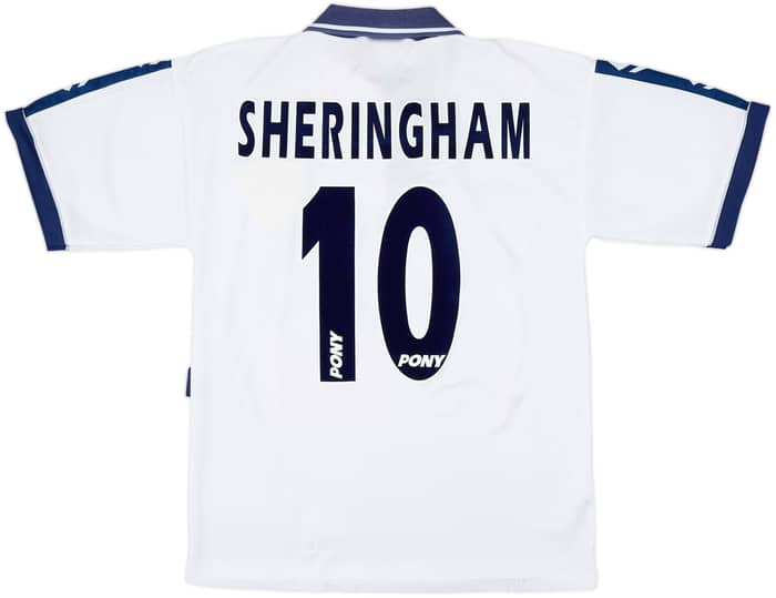 1995-97 Tottenham Home Shirt Sheringham #10 - 9/10 - (M)