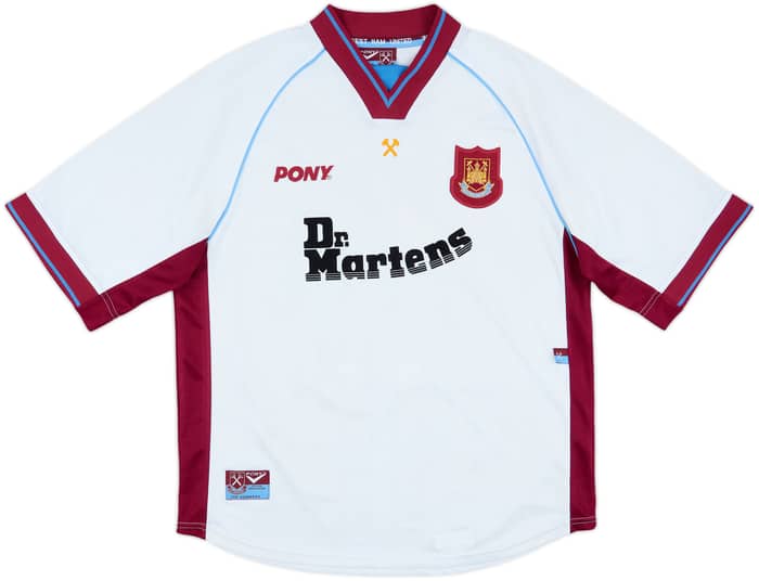 1998-99 West Ham Away Shirt Di Canio #10 - 8/10 - (L)