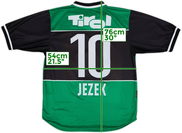 1998-99 Tirol Innsbruck Home Shirt Jezek #10 - 8/10 - (M)