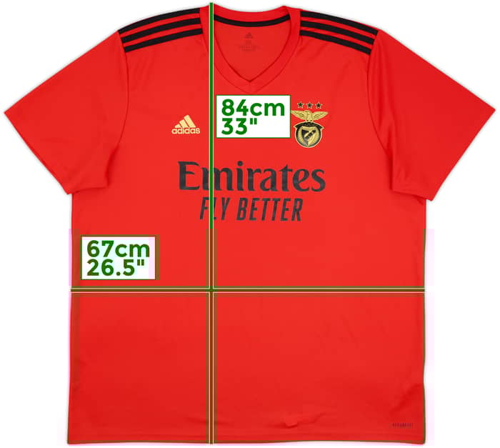2020-21 Benfica Home Shirt - 6/10 - (XXL)