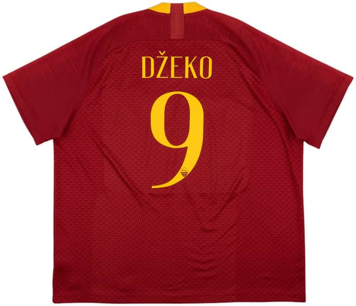 2018-19 Roma Home Shirt Dzeko #9 - 7/10 - (XXL)