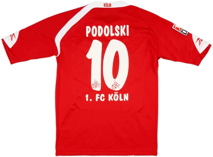 2009-10 FC Koln Home Shirt Podolski #10 - 8/10 - (M)