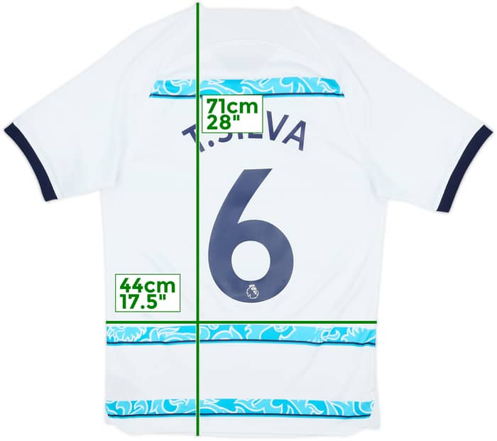 2022-23 Chelsea Away Shirt T.Silva #6 - 8/10 - (S)