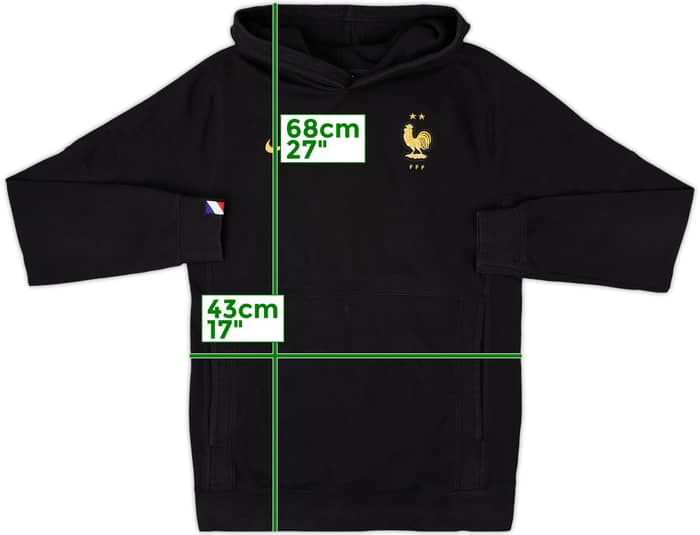 2022-24 France Nike Hooded Sweat Top - 9/10 - (S)