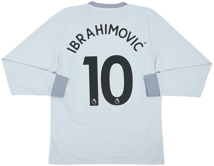 2017-18 Manchester United Third L/S Shirt Ibrahimovic #10 - 10/10 - (M)