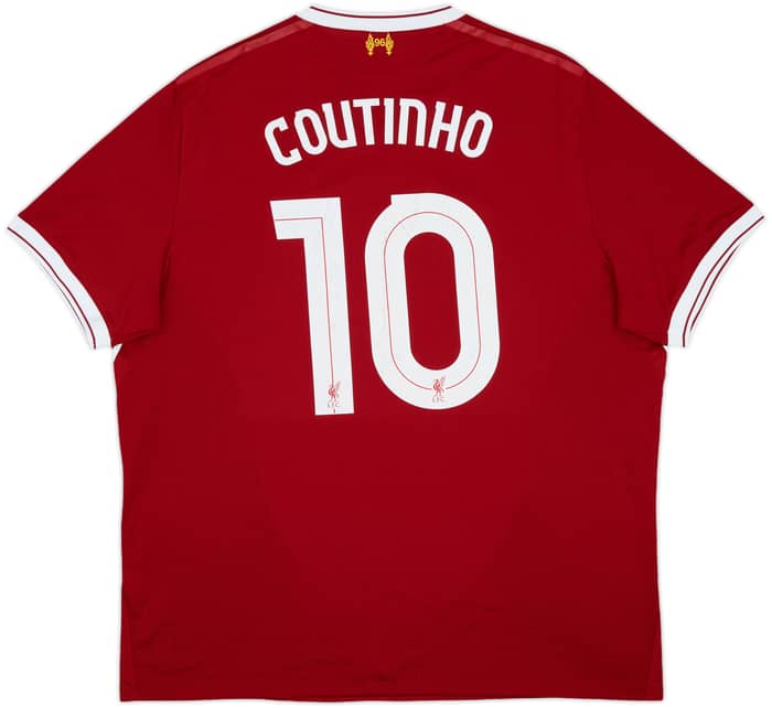 2017-18 Liverpool 125 Years Home Shirt Coutinho #10 - 6/10 - (XXL)