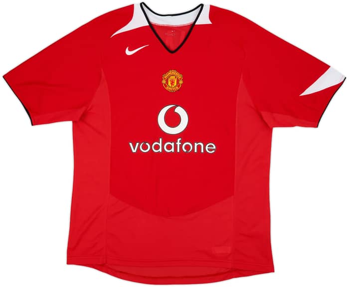 2004-06 Manchester United Home Shirt Ronaldo #7 - 8/10 - (XL)