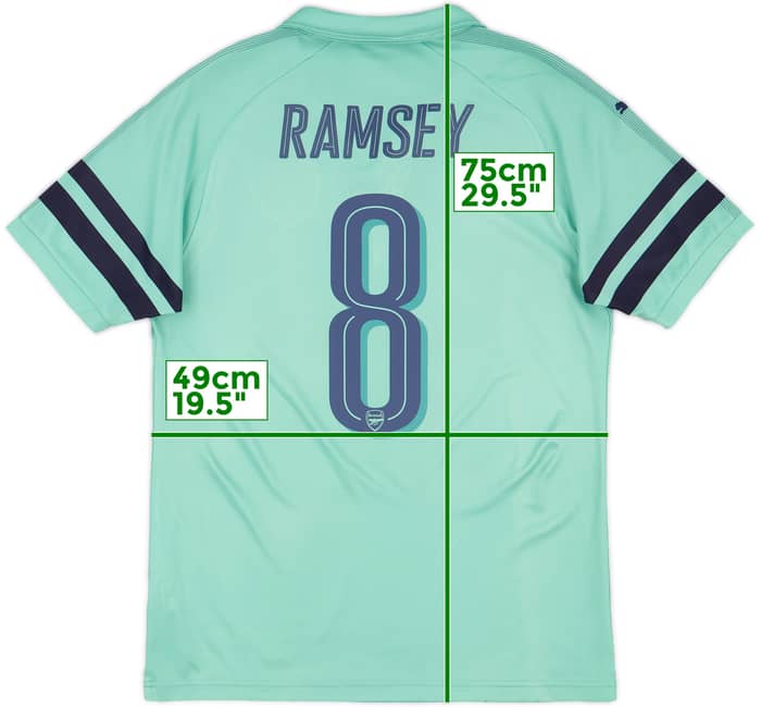 2018-19 Arsenal Third Shirt Ramsey #8 - 8/10 - (M)