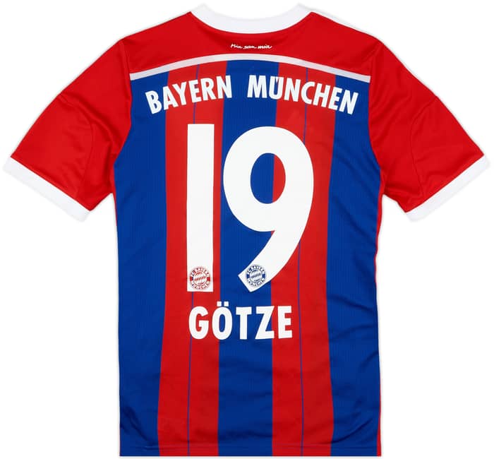 2014-15 Bayern Munich Home Shirt Gotze #19 - 8/10 - (XL.Boys)