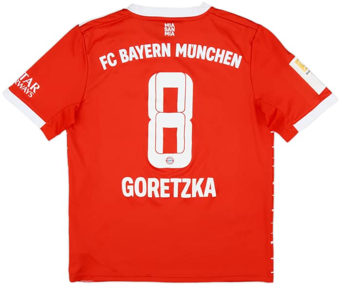 2022-23 Bayern Munich Home Shirt Goretzka #8 - 8/10 - (XL.Boys)