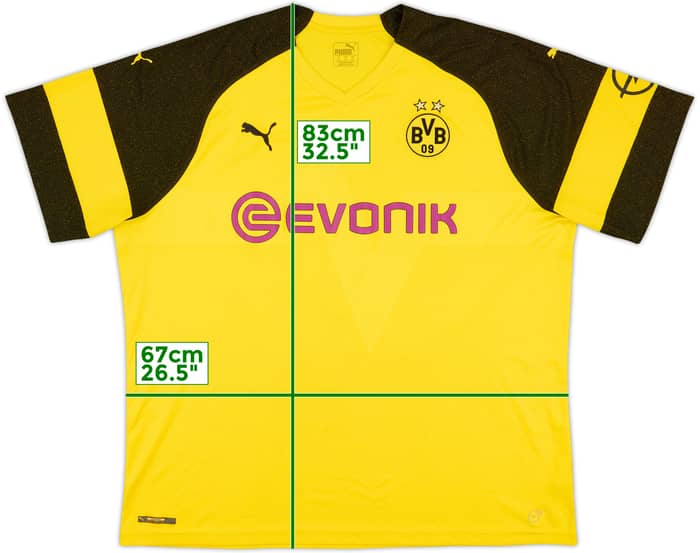 2018-19 Borussia Dortmund Home Shirt - 7/10 - (4XL)