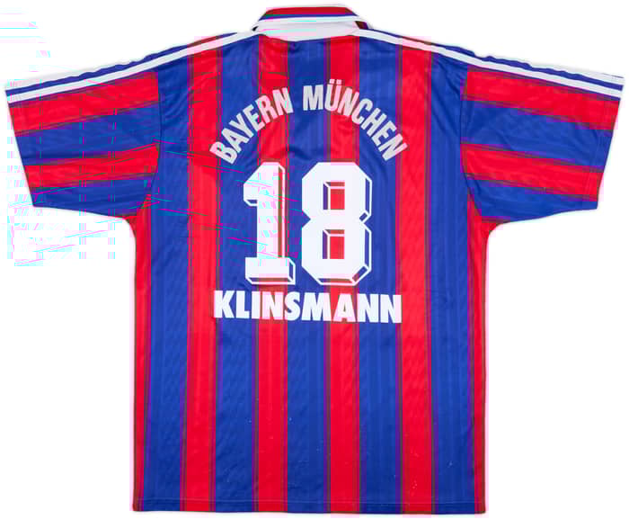 1995-97 Bayern Munich Home Shirt Klinsmann #18 - 5/10 - (M)