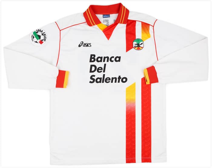 1996-97 Lecce Match Issue Away L/S Shirt Cavezzi #20