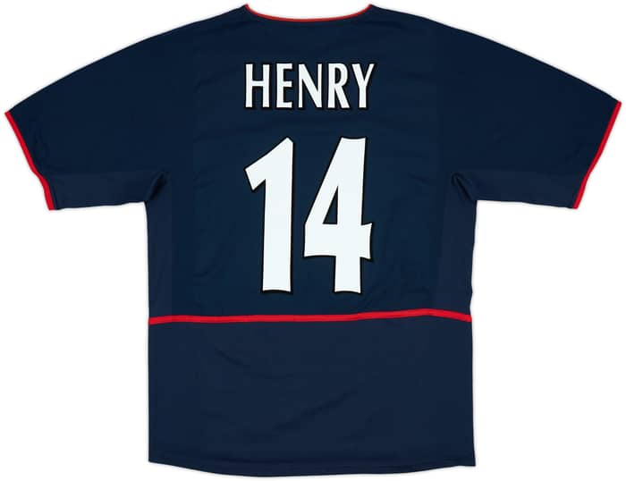 2002-04 Arsenal Away Shirt Henry #14 - 8/10 - (L)