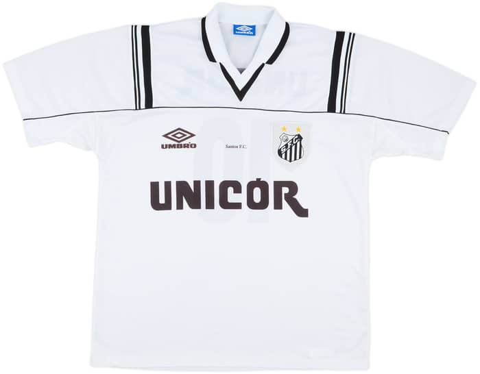 1997 Santos Third Shirt #10 - 9/10 - (XL)
