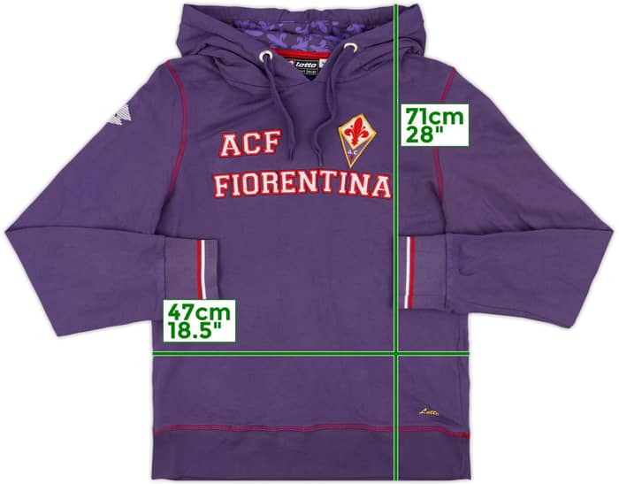 2007-08 Fiorentina Lotto Hooded Top - 7/10 - (XL)