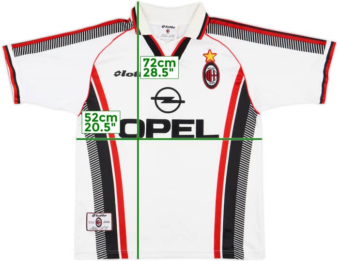 1997-98 AC Milan Away Shirt - 8/10 - (M)